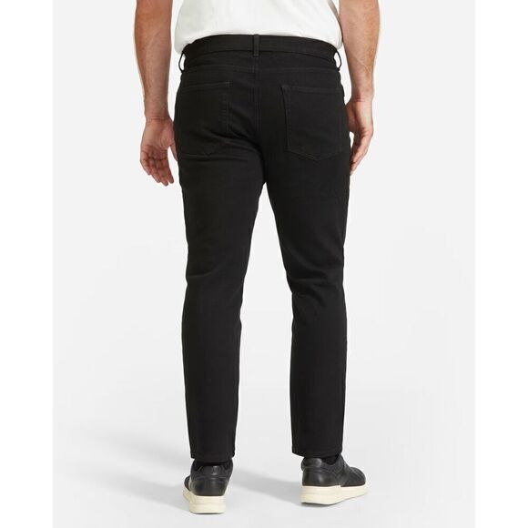 Everlane The Athletic 4-Way Stretch Organic Jean | Uniform Black Men’s 32 x 30 - Picture 5 of 13